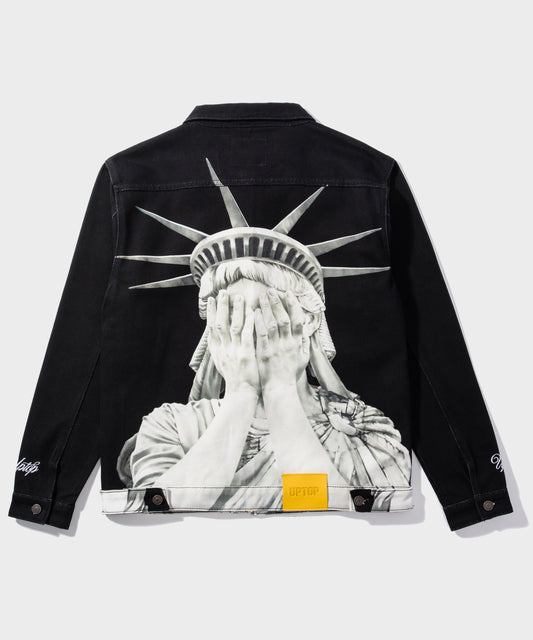 No Liberty New York Denim Jacket - Black