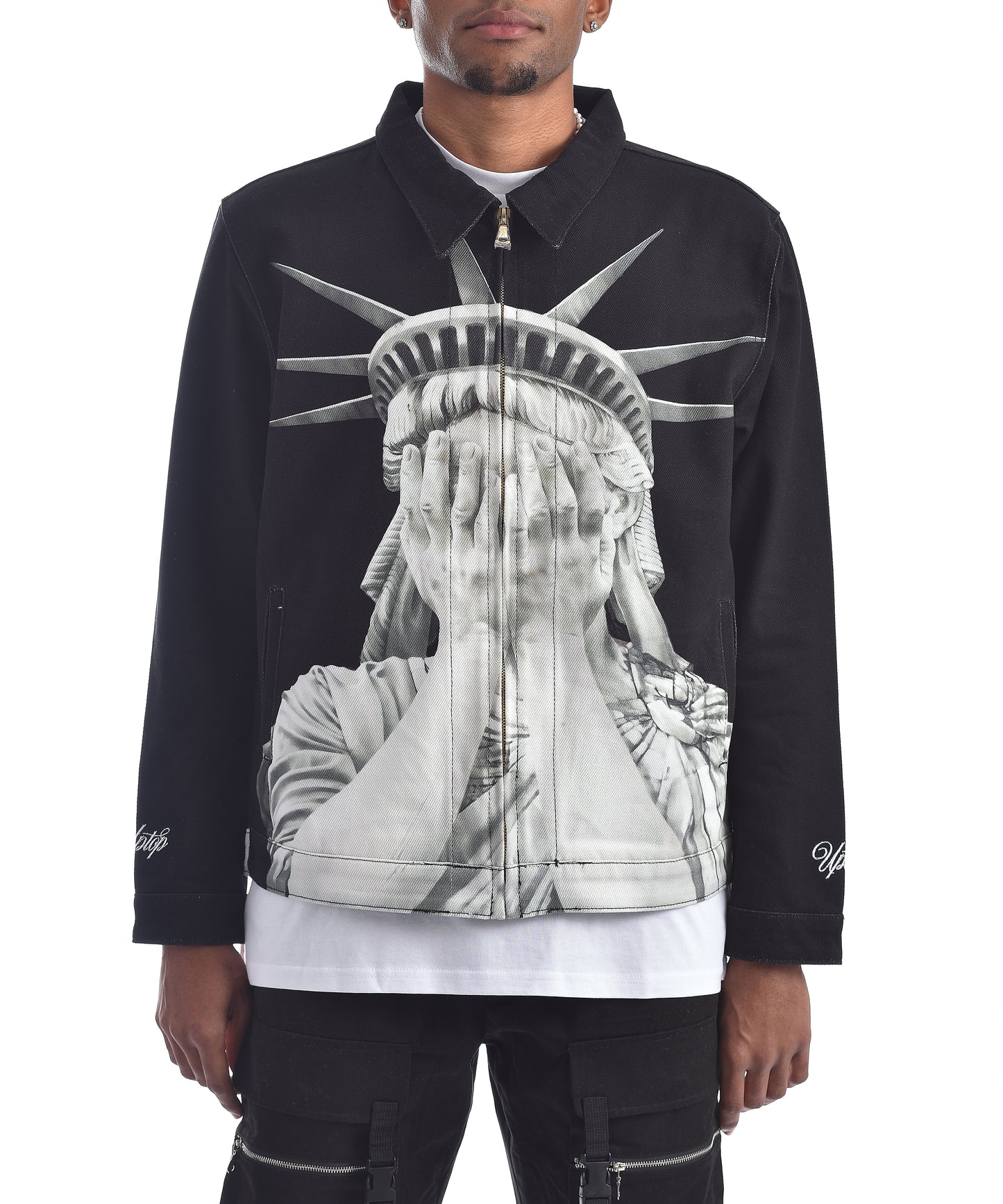 No Liberty New York Denim Jacket - Multi