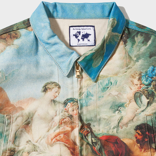 Vulcan Cropped Denim Jacket