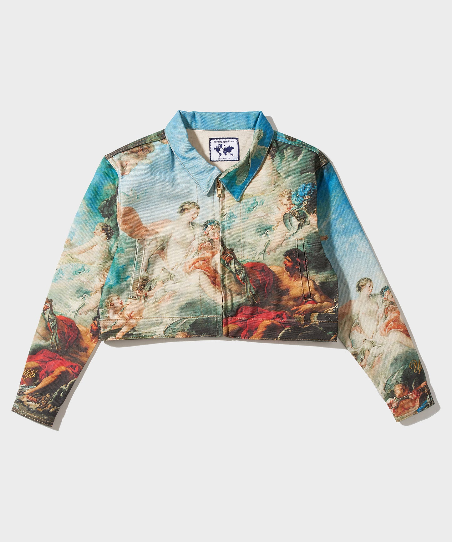 Vulcan Cropped Denim Jacket